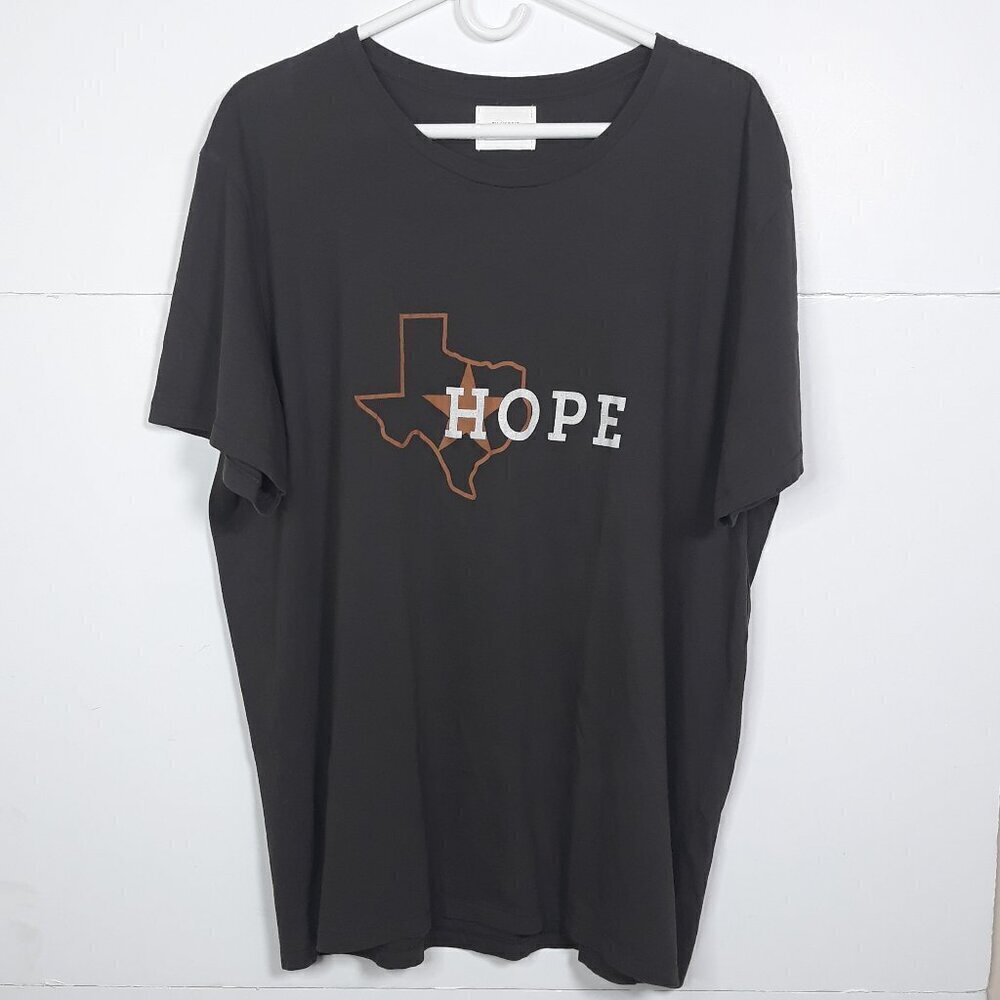 Billy Reid Brown and Gray Short Sleeve Tee